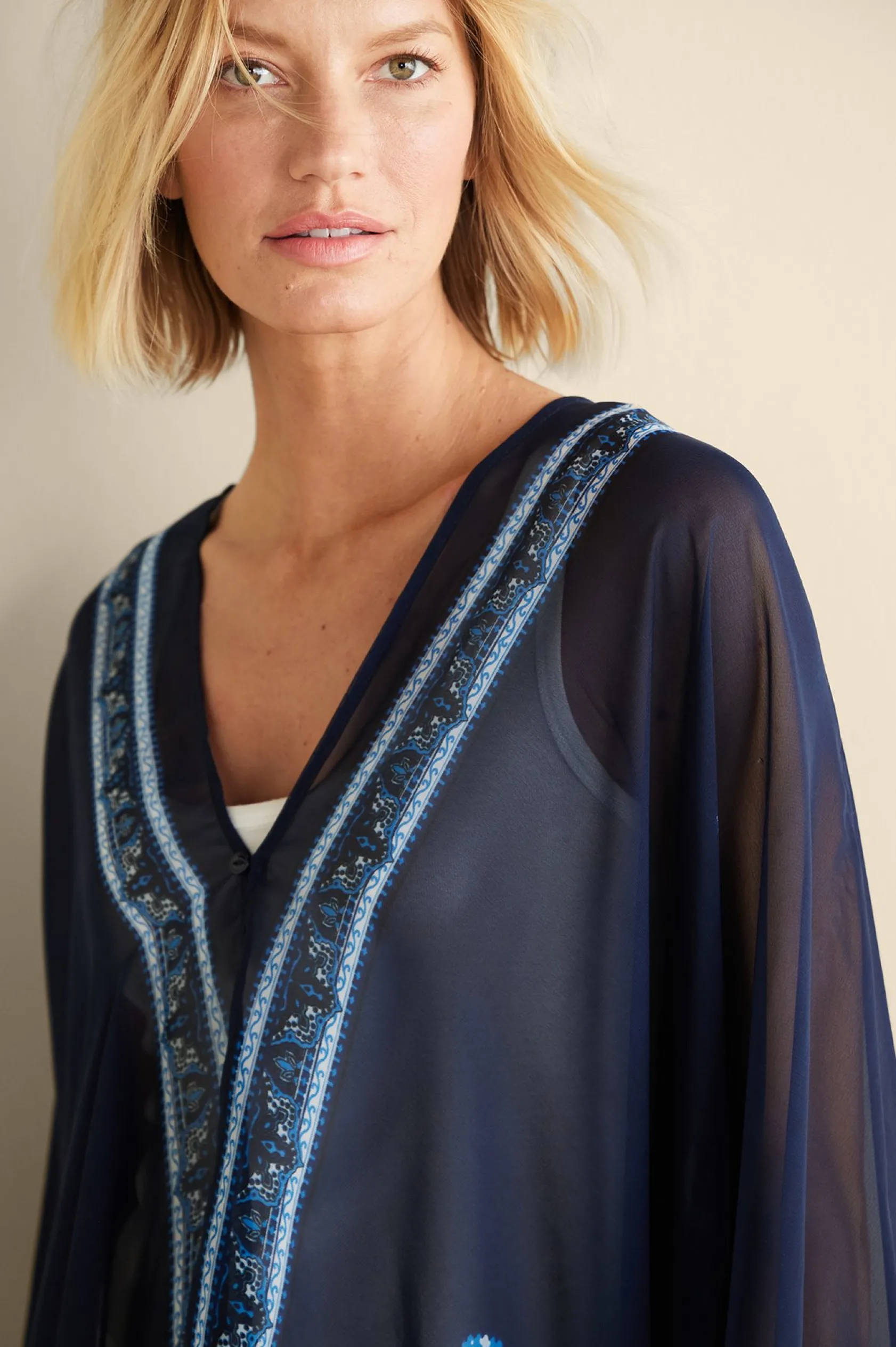 Soft Surroundings Aleta Poncho Topper