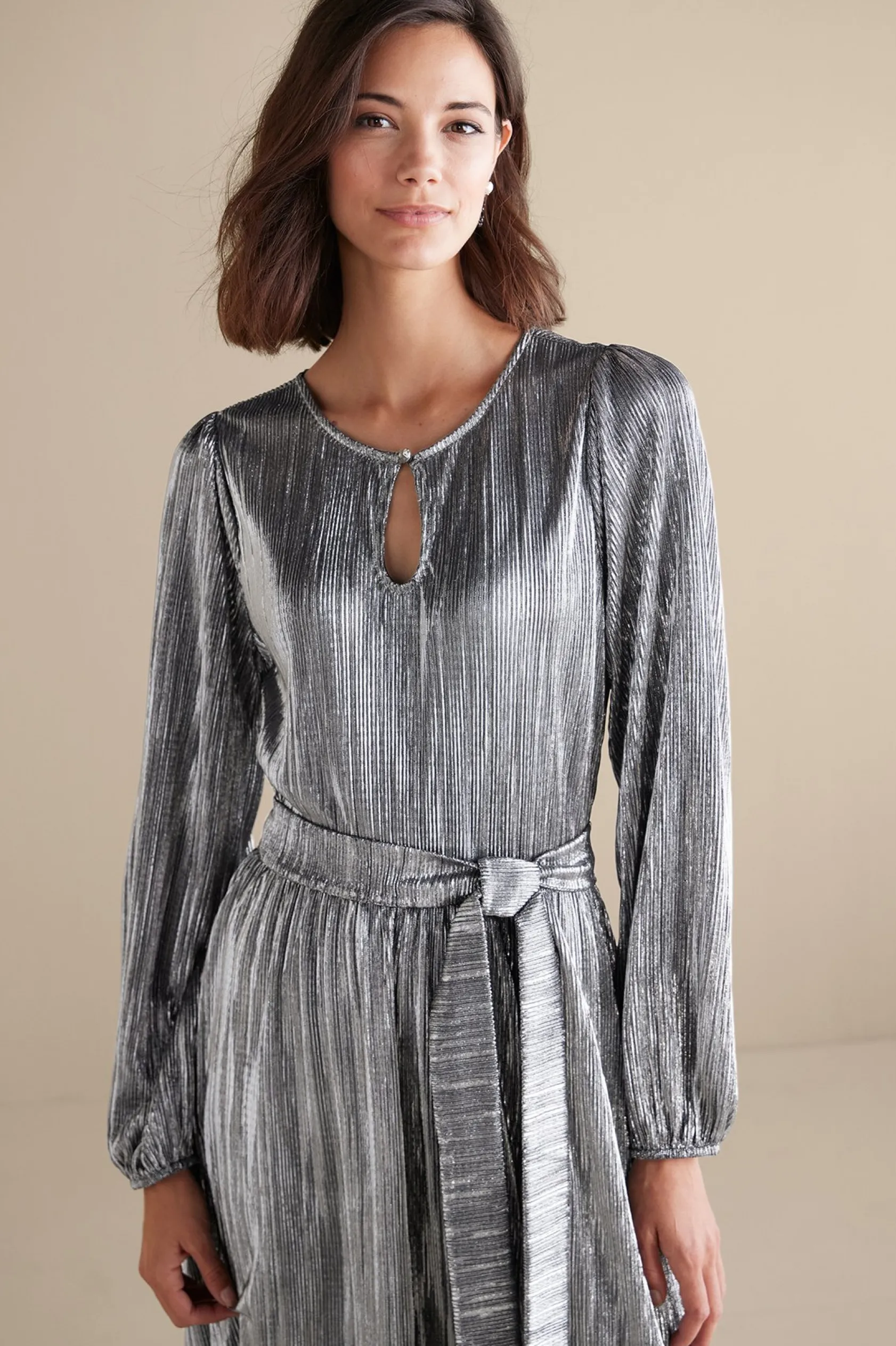 Soft Surroundings Annabelle Pleated Dress