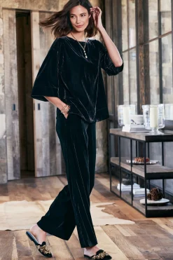 Soft Surroundings Aria Velvet Top