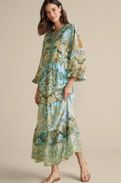 Soft Surroundings Baroque Maxi Dress