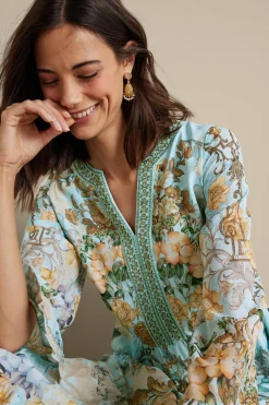 Soft Surroundings Baroque Maxi Dress