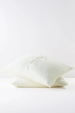 Soft Surroundings Blanche Voile Euro Sham