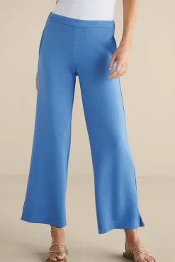 Soft Surroundings Ceri Knit Wide-Leg Pants