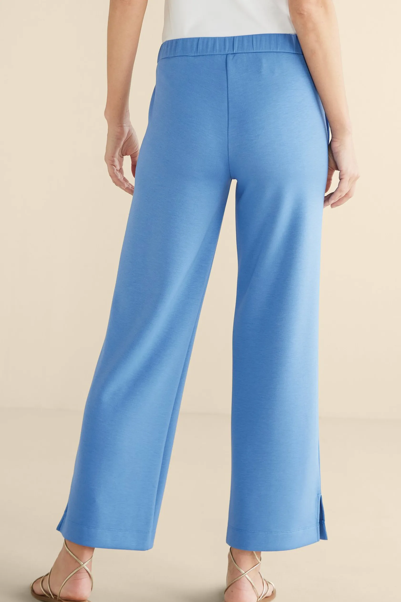 Soft Surroundings Ceri Knit Wide-Leg Pants