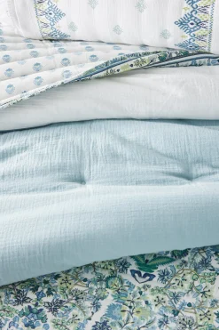 Soft Surroundings Ivy May Reversible Gauze Comforter