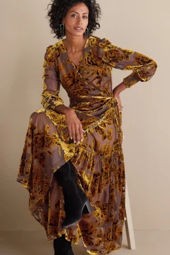 Soft Surroundings Jamila Velvet Dress