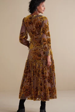 Soft Surroundings Jamila Velvet Dress