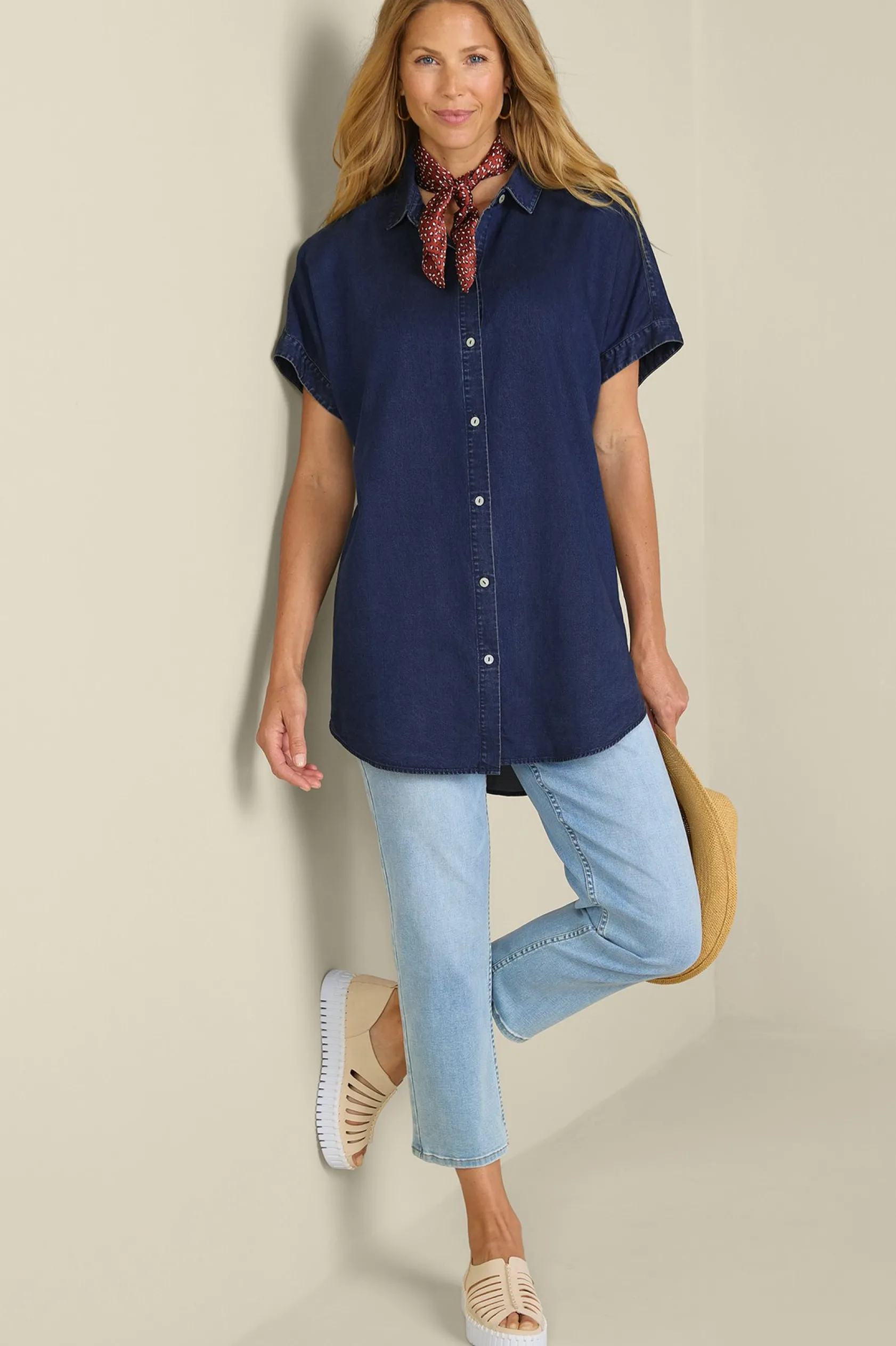 Soft Surroundings Je Veux TENCEL Shirt