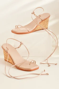 Soft Surroundings KAANAS Amiata Strappy Wedge Sandal