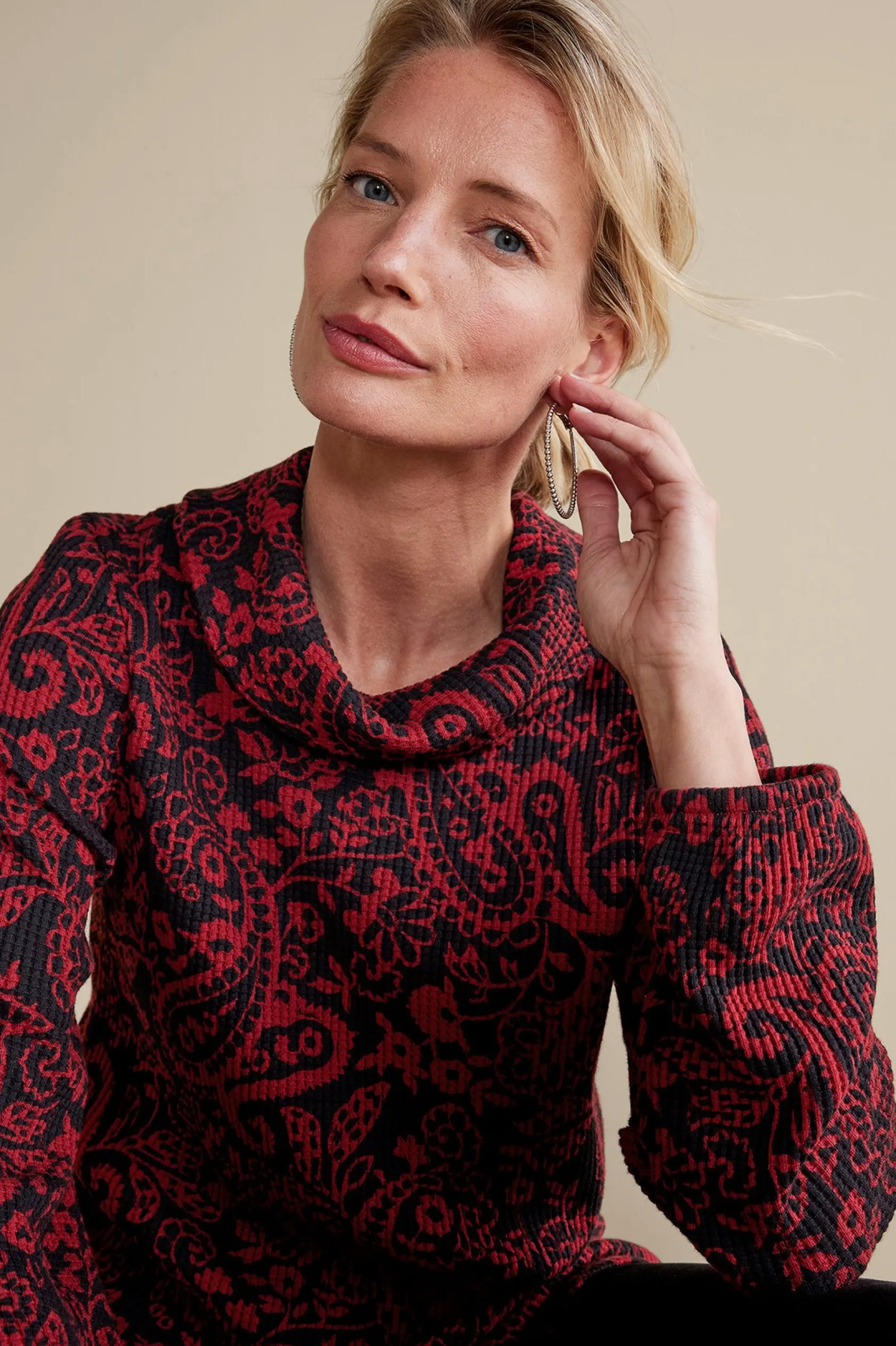 Soft Surroundings Kendra Waffle Top