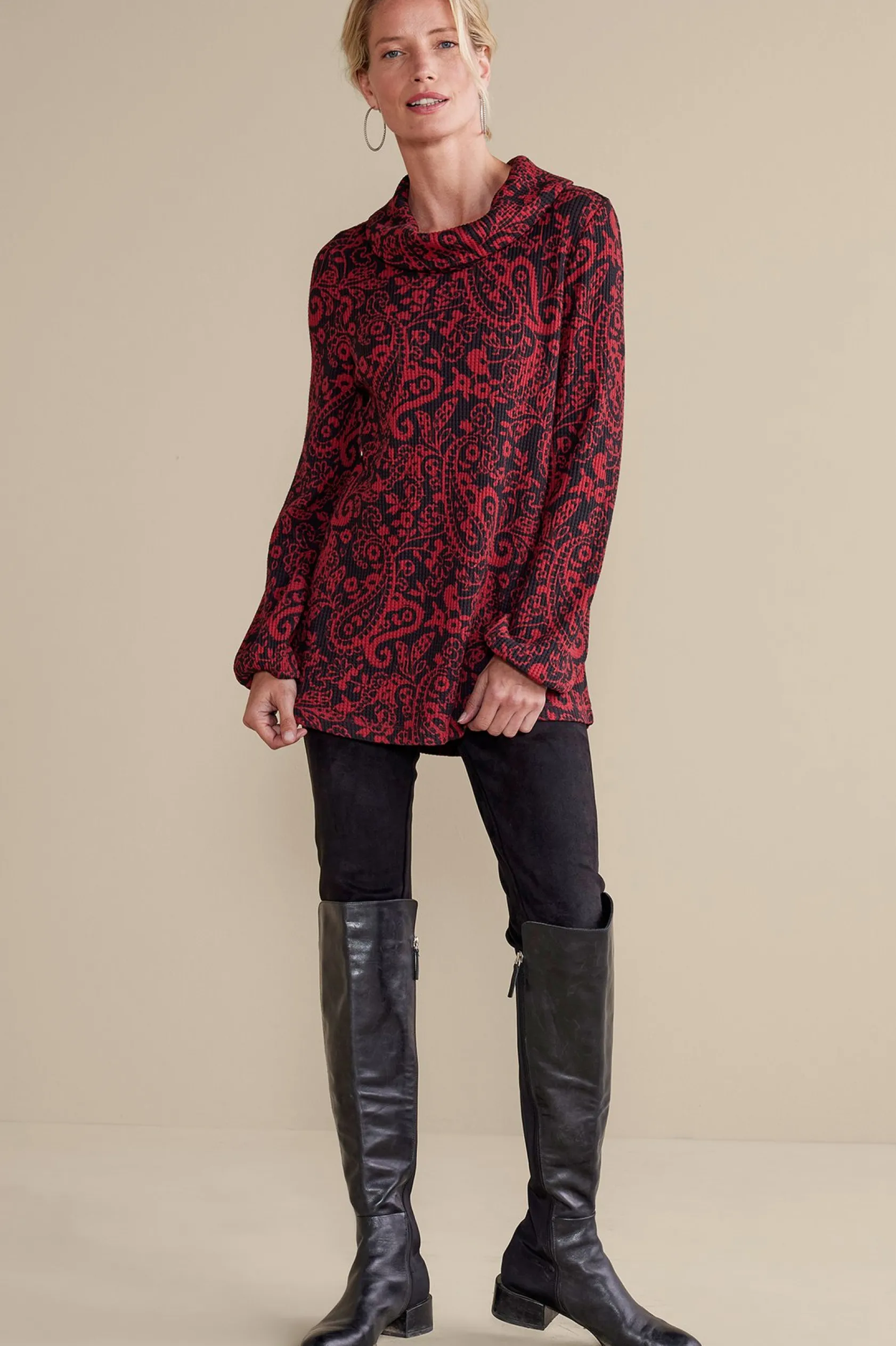 Soft Surroundings Kendra Waffle Top