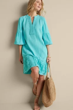 Soft Surroundings Kiona Gauze Short Dress