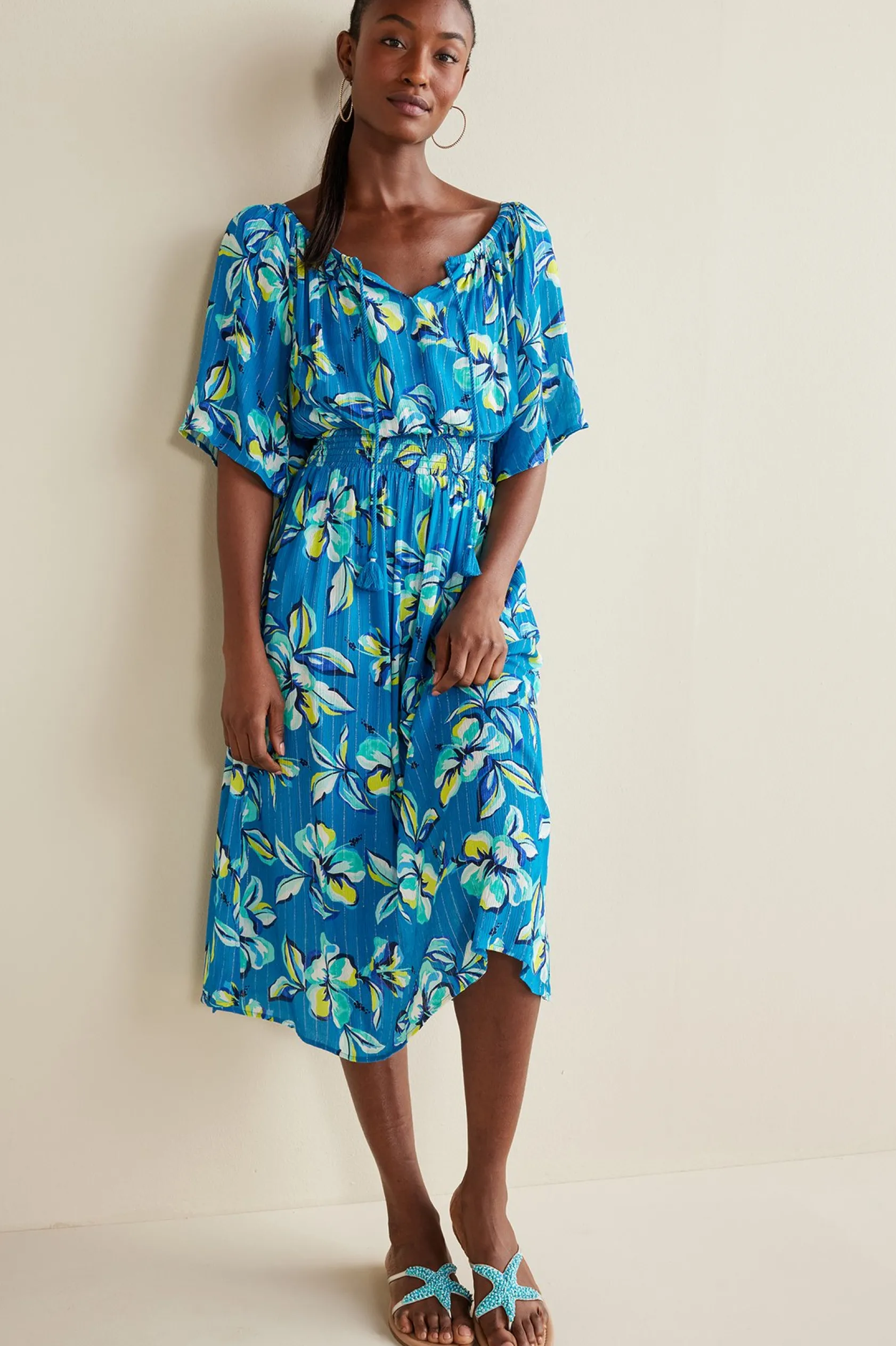 Soft Surroundings La Blanca Fiji Coverup Dress