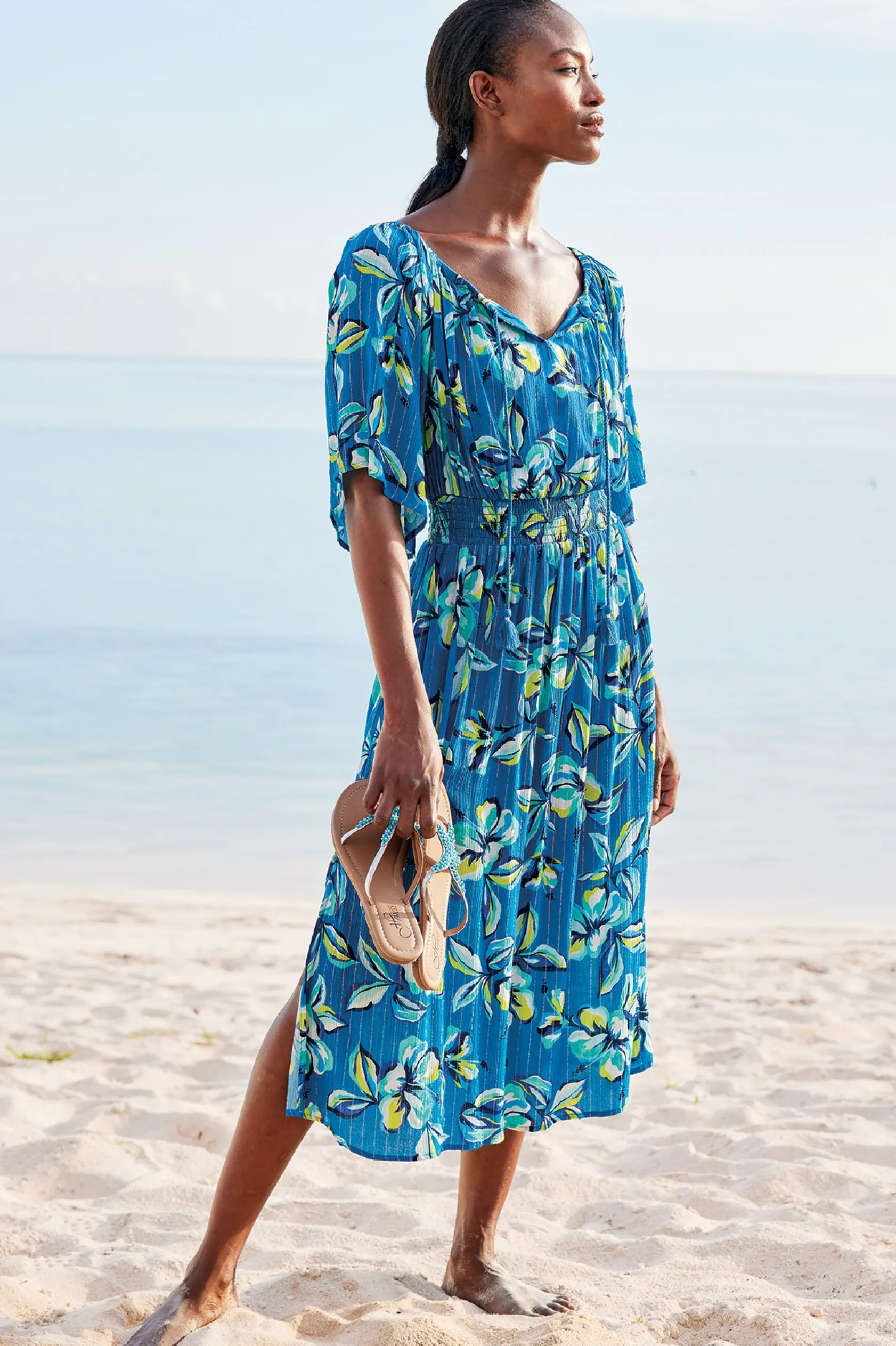 Soft Surroundings La Blanca Fiji Coverup Dress