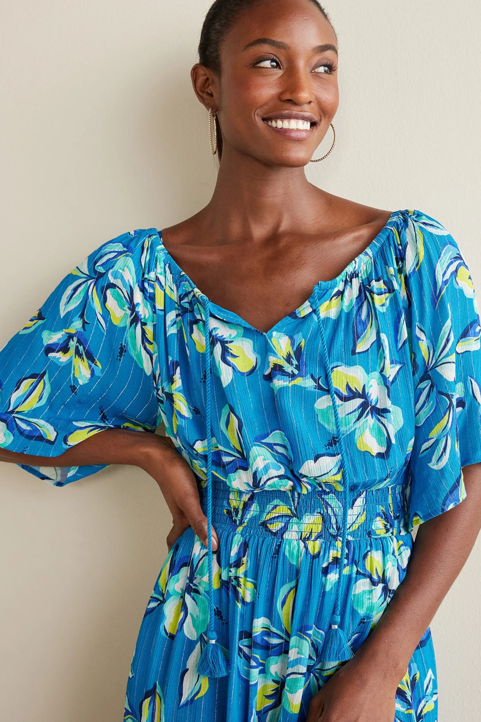 Soft Surroundings La Blanca Fiji Coverup Dress