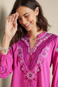 Soft Surroundings Laney Voile Blouse