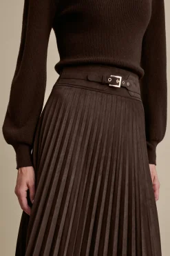 Soft Surroundings Lavina Faux Suede Skirt
