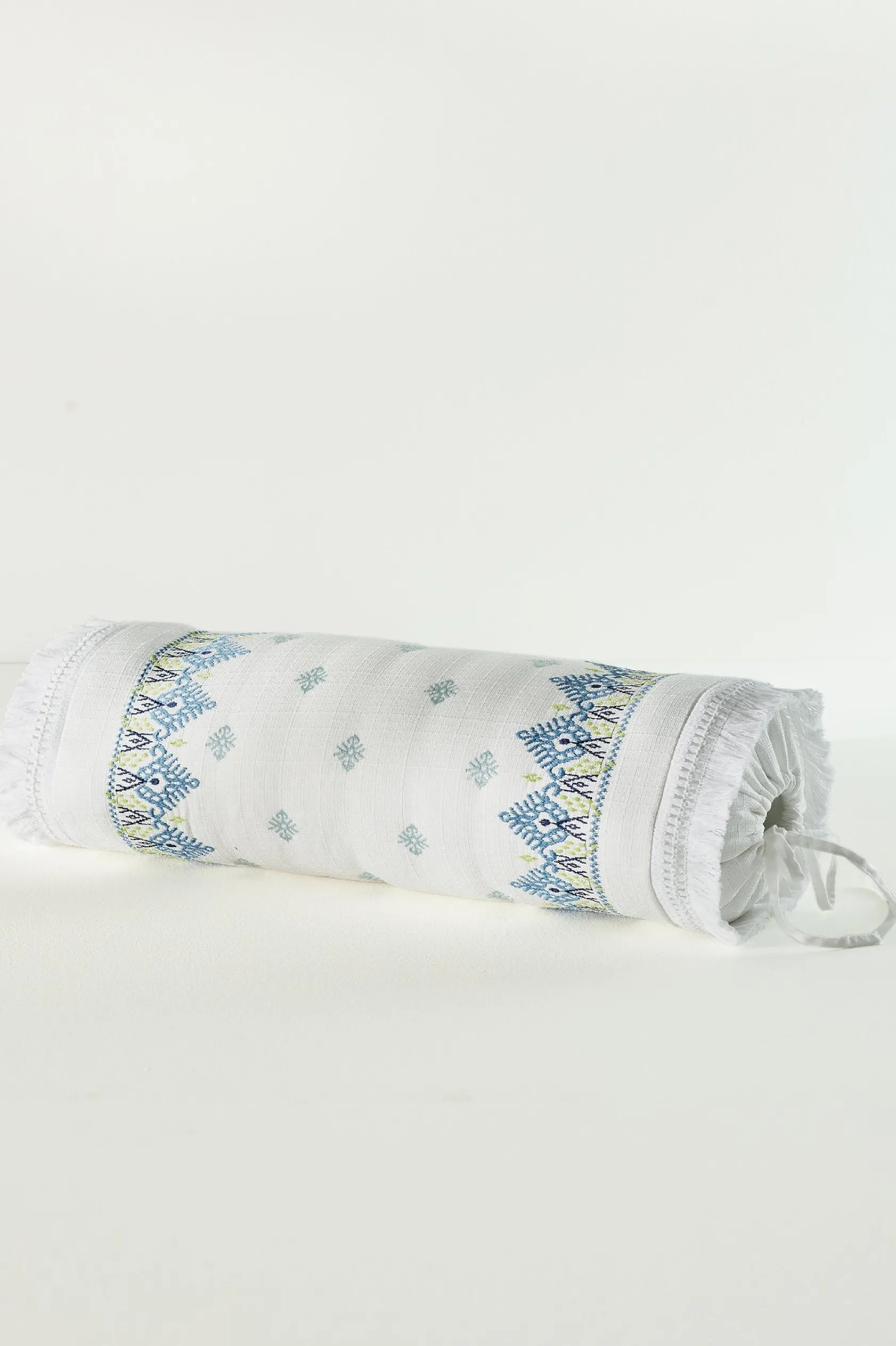 Soft Surroundings Melanie Embroidered Bolster