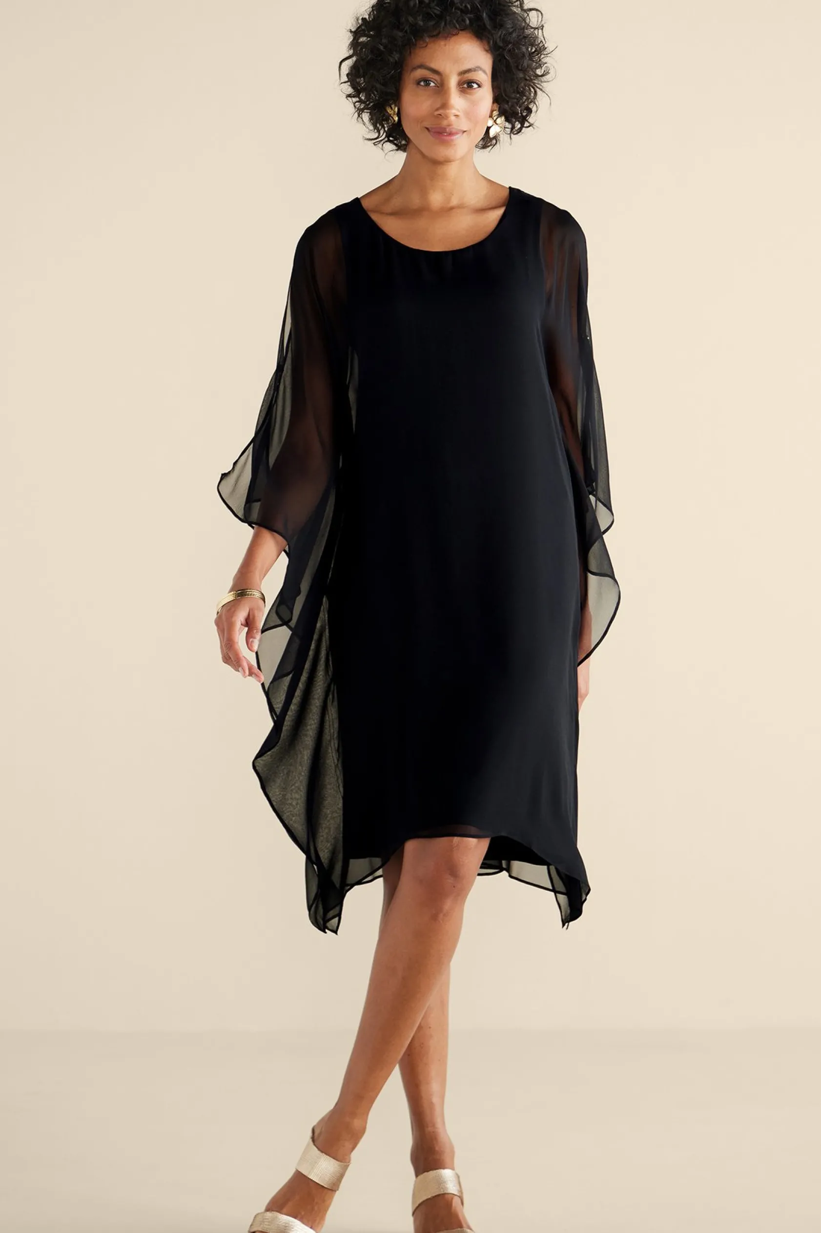 Soft Surroundings Morlaix Silk Dress