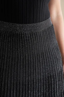 Soft Surroundings Nisha Knit Pleated Skirt