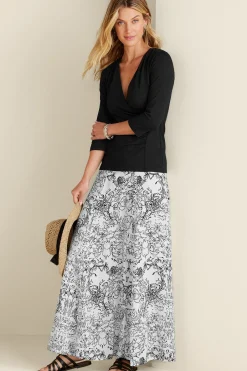 Soft Surroundings Petites Amaranth Skirt