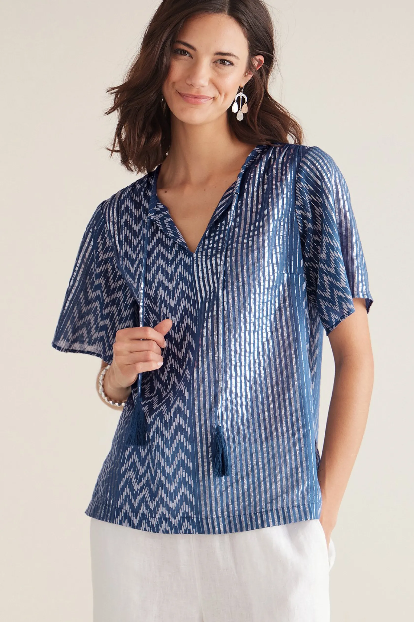 Soft Surroundings Petites Brillar Top
