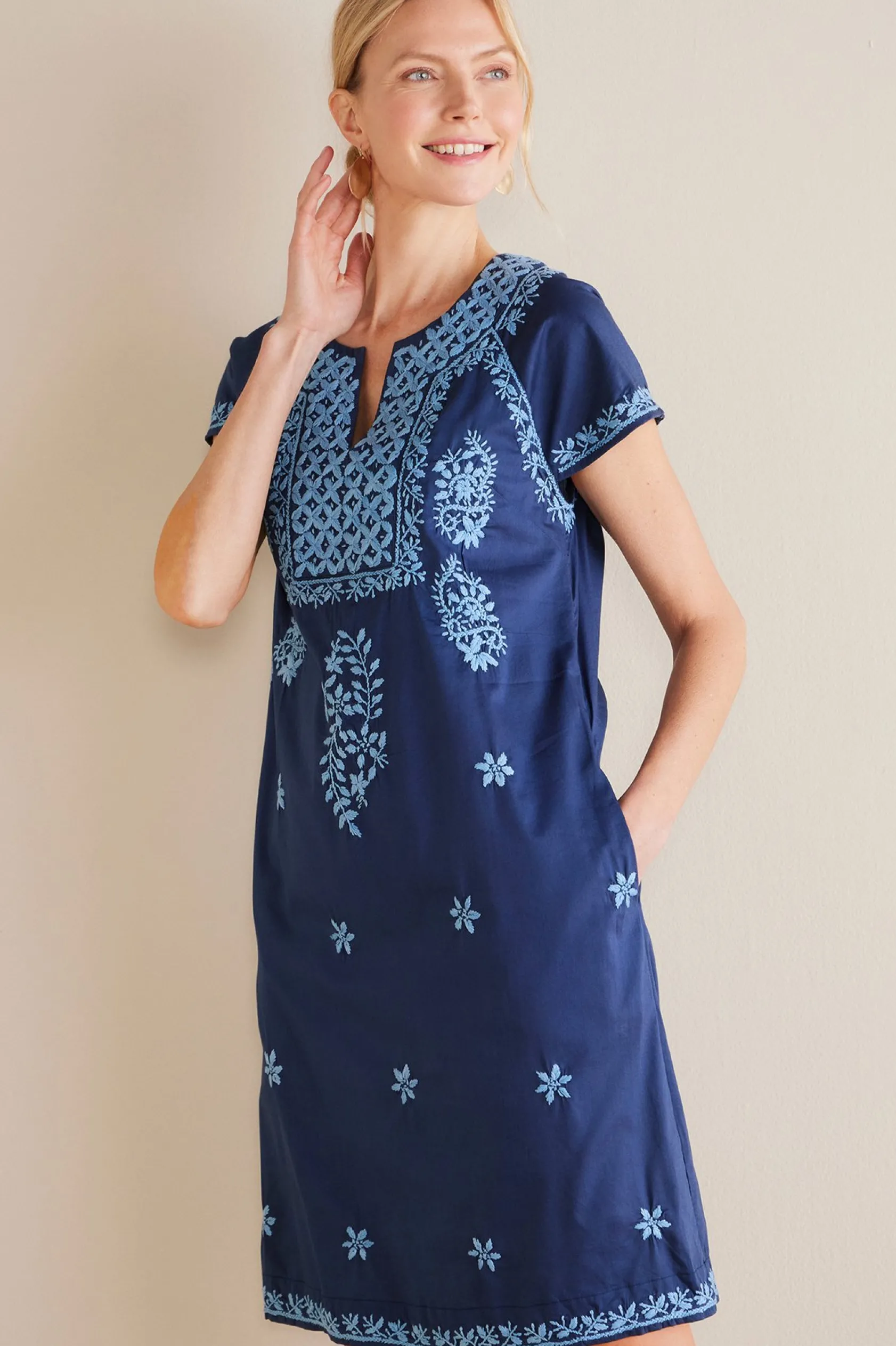 Soft Surroundings Petites Davina Short Dress