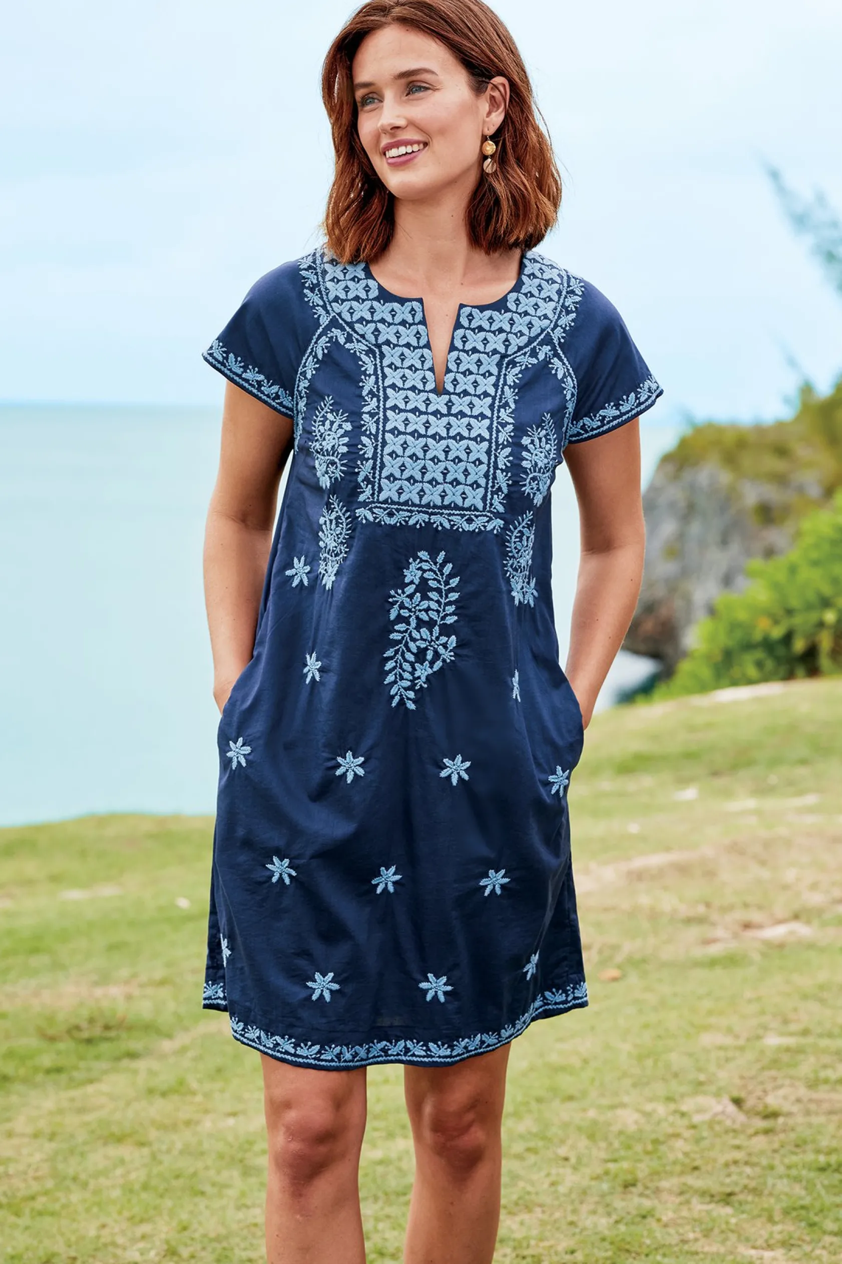 Soft Surroundings Petites Davina Short Dress