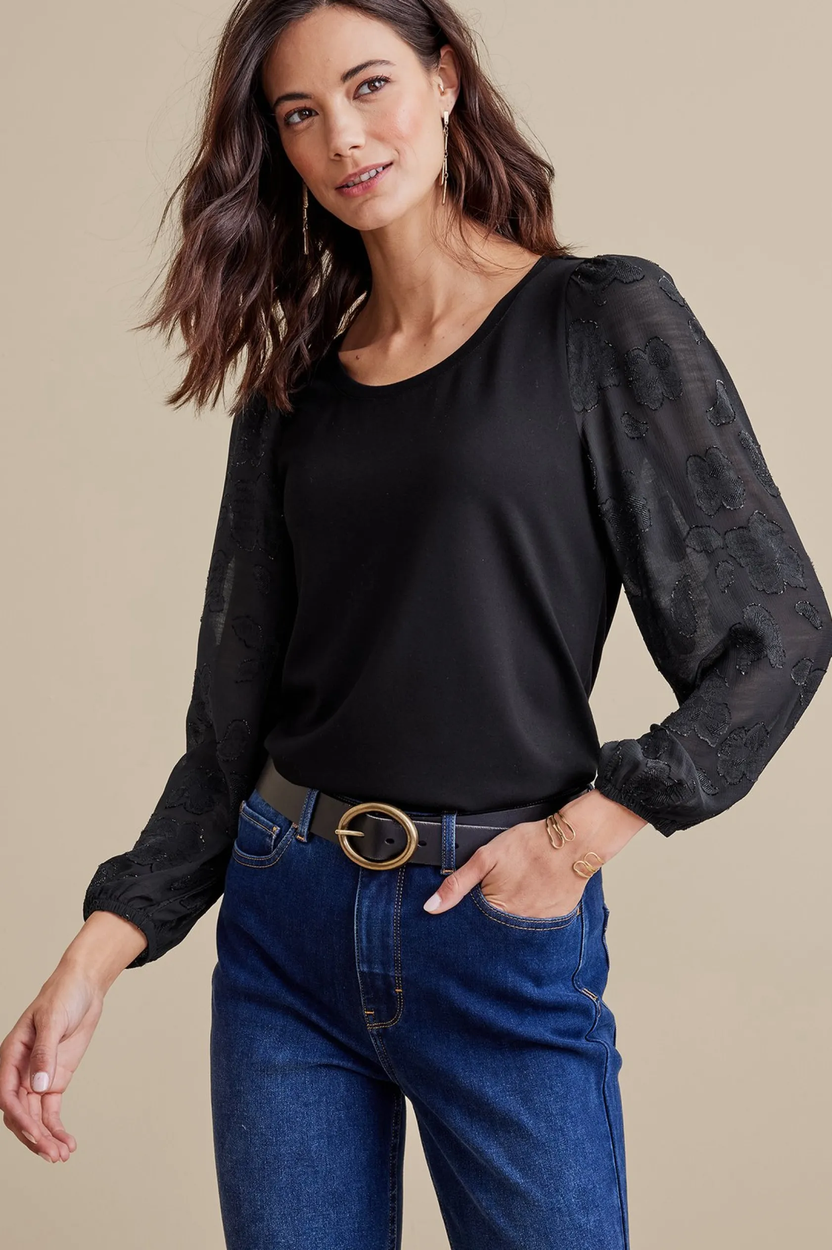 Soft Surroundings Petites Emilie Top