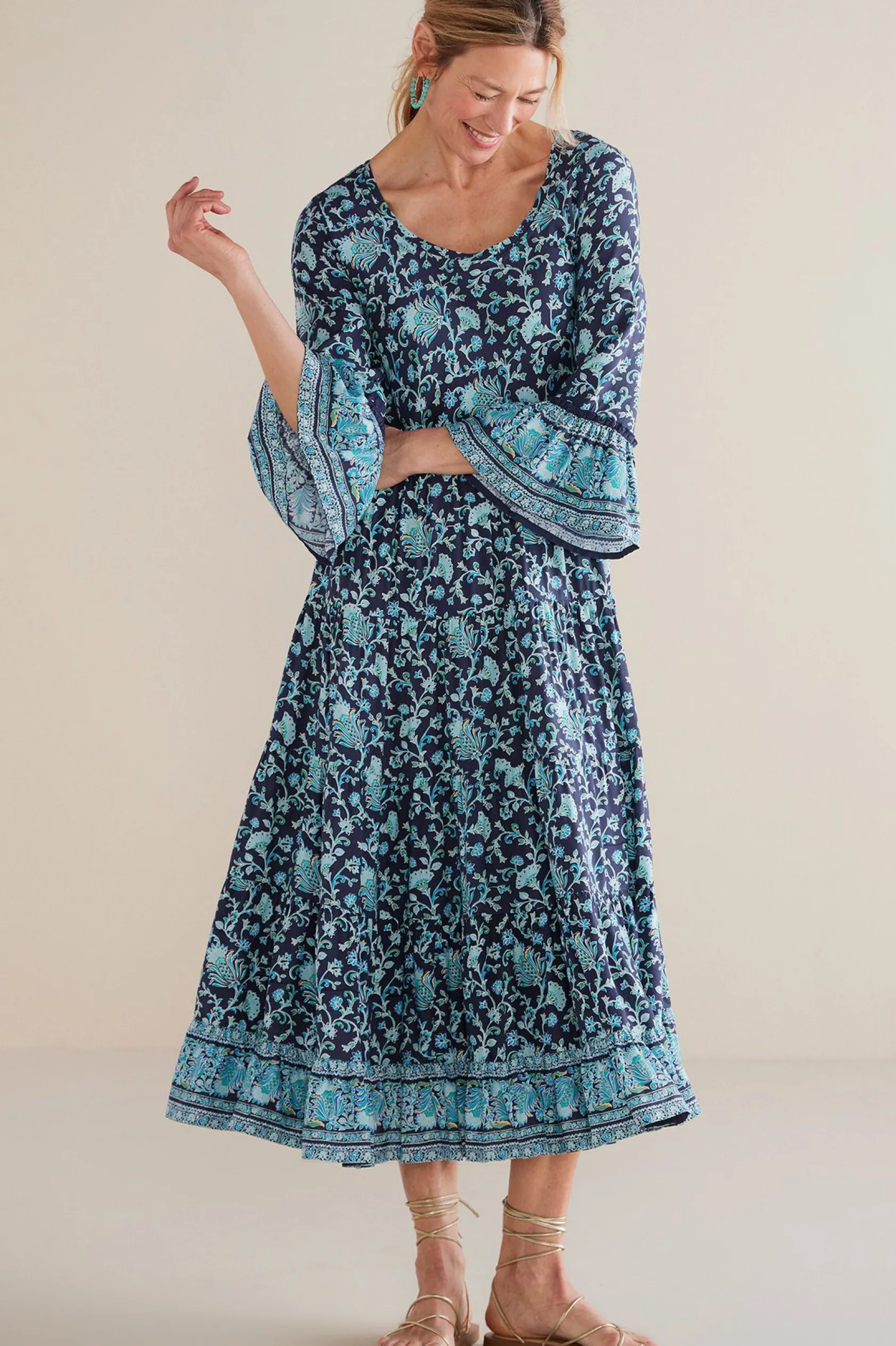 Soft Surroundings Petites Lily Midi Dress