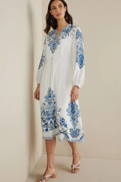 Soft Surroundings Petites Louise Midi Dress