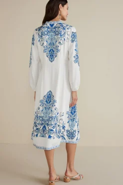 Soft Surroundings Petites Louise Midi Dress