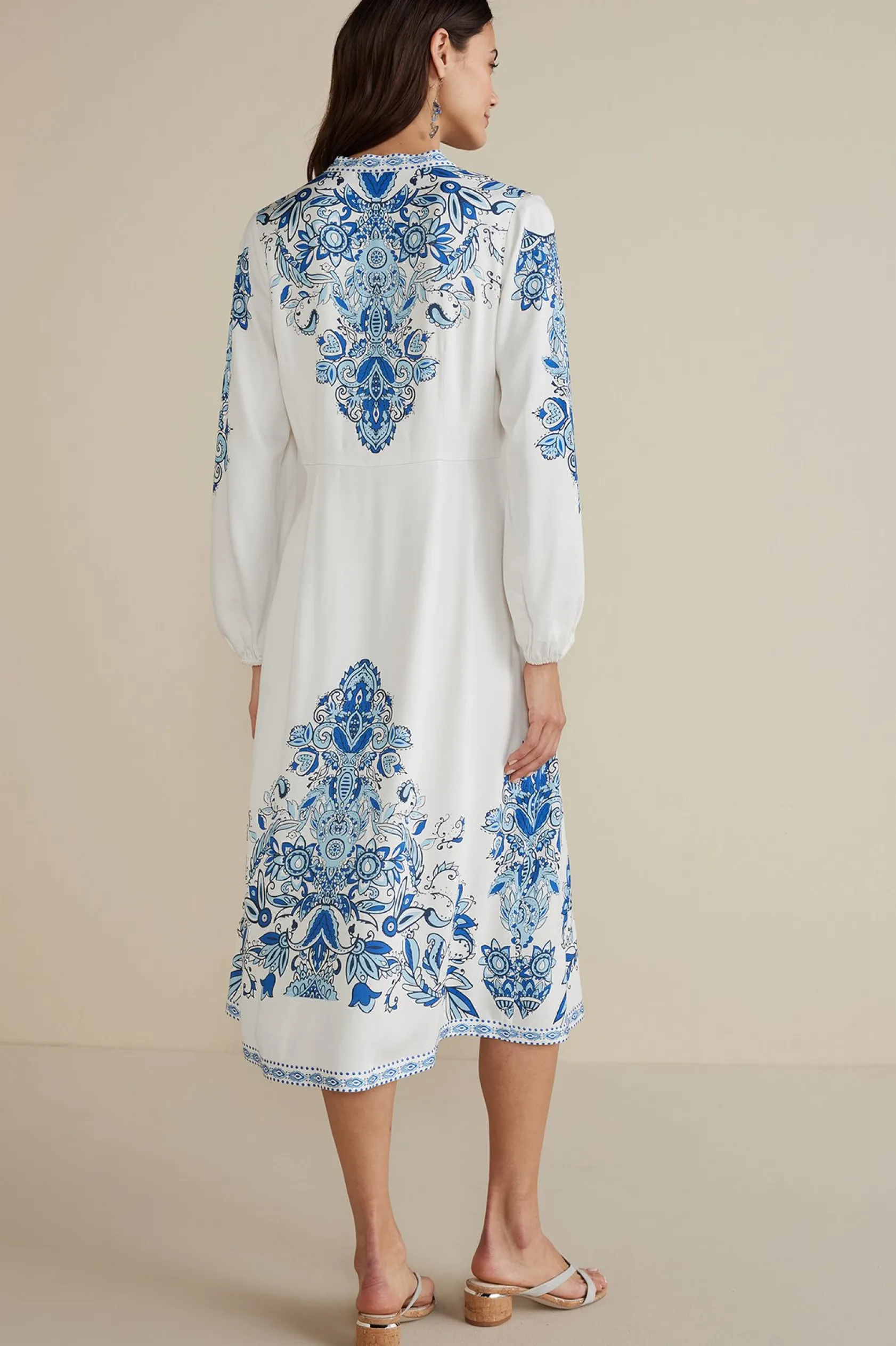 Soft Surroundings Petites Louise Midi Dress