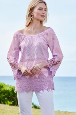 Soft Surroundings Petites Pilar Off the Shoulder Top