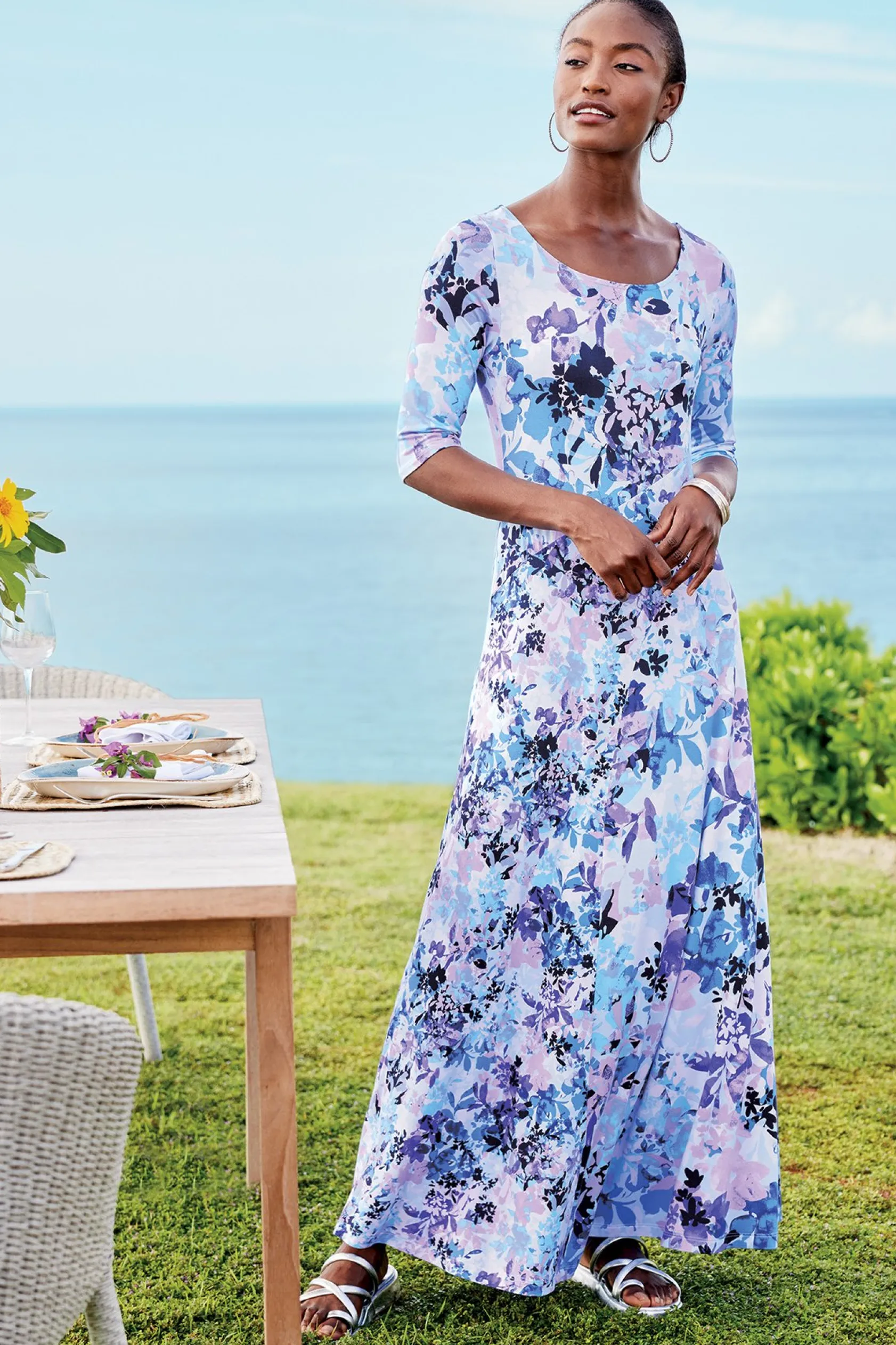 Soft Surroundings Petites Vivienne Dress