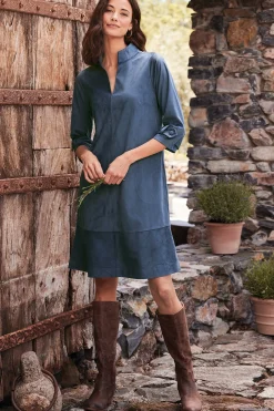 Soft Surroundings Rani Faux Suede Dress