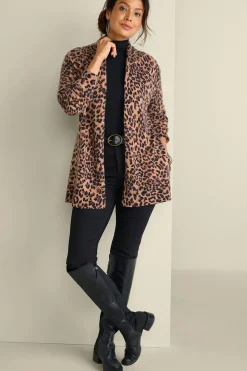 Soft Surroundings Sibyl Cashmere Printed Cardigan
