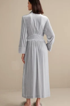 Soft Surroundings Silk Velvet Robe