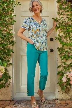 Soft Surroundings Soft Essential™ Superla Slim Leg Crop Pants