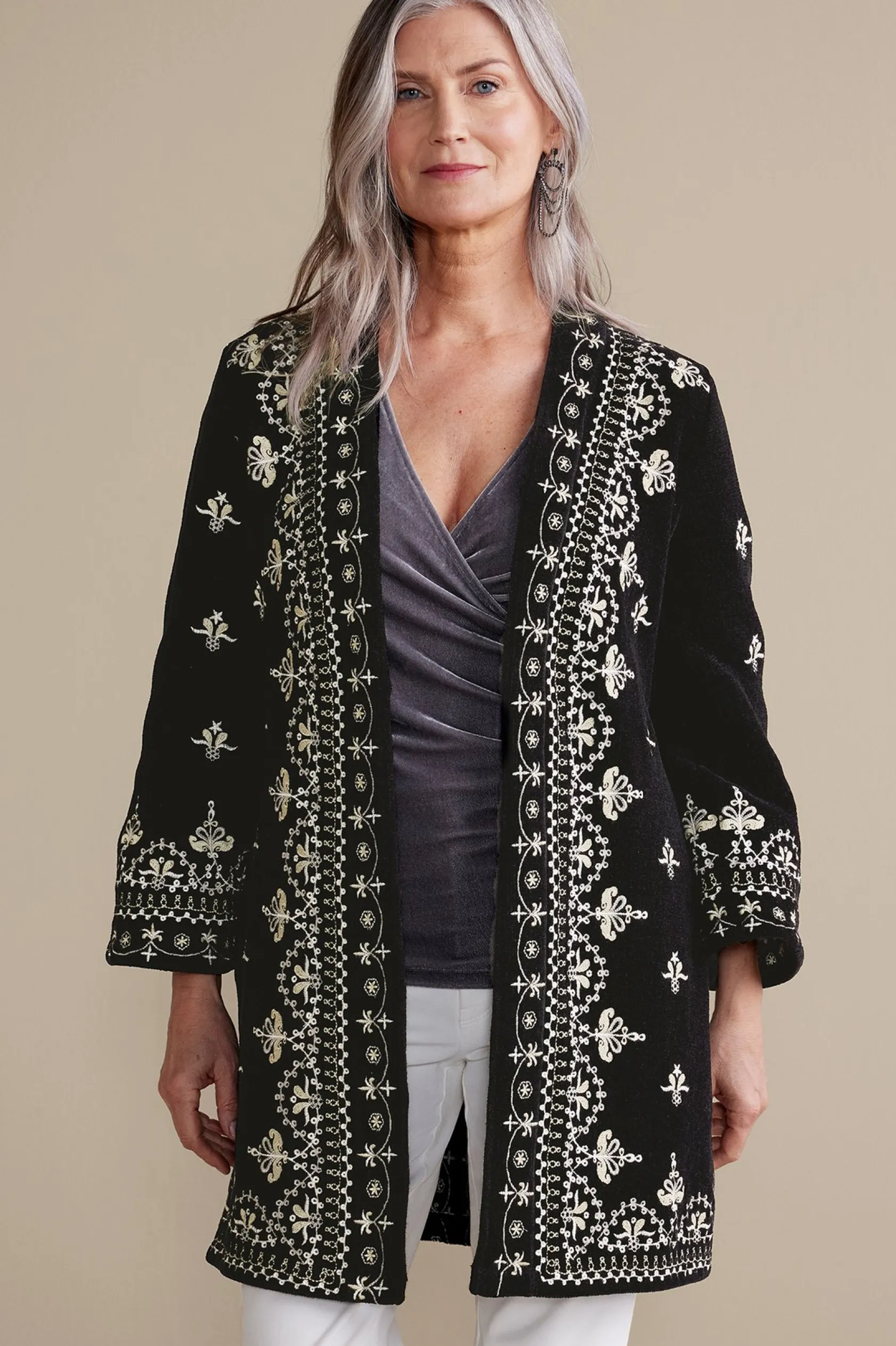 Soft Surroundings Tamaya Kimono