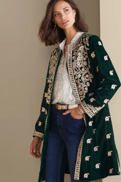 Soft Surroundings Tatianna Velvet Jacket