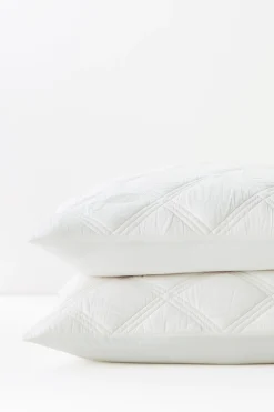Soft Surroundings Toluca Diamond Euro Sham