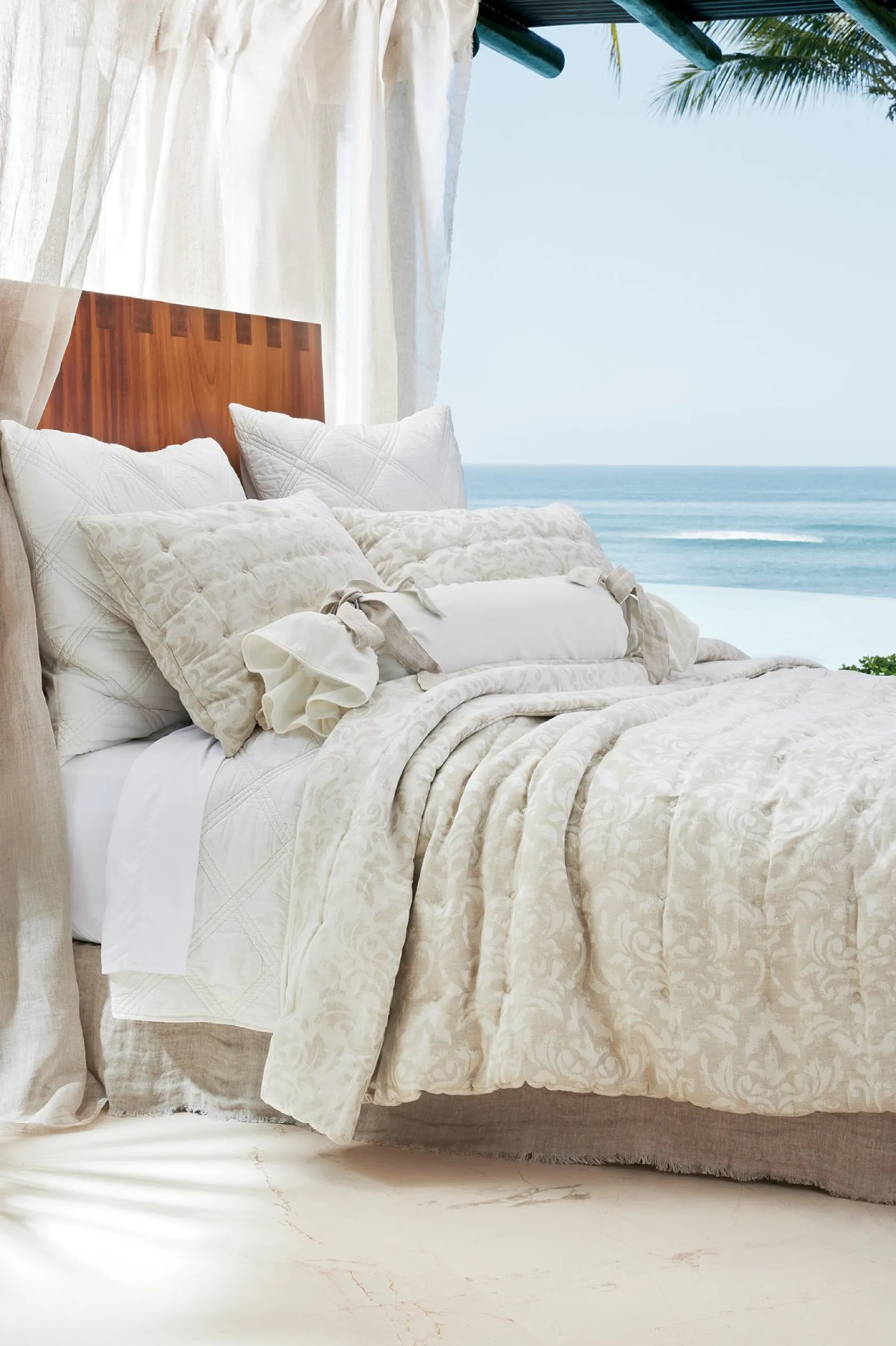 Soft Surroundings Toluca Diamond Euro Sham