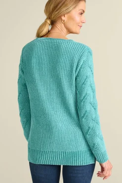 Soft Surroundings Trina Chenille Sweater