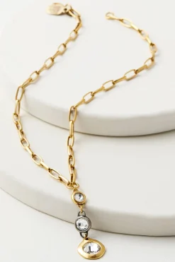 Soft Surroundings Trinity Drop Necklace