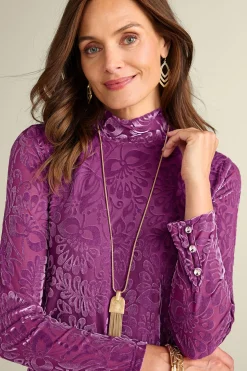 Soft Surroundings Walden Velvet Turtleneck