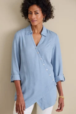 Soft Surroundings Washed TENCEL Tunic