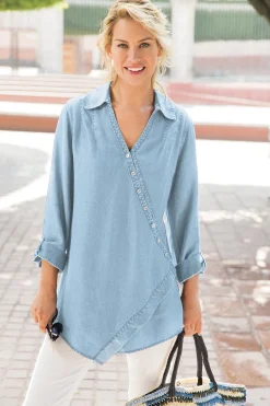 Soft Surroundings Washed TENCEL Tunic