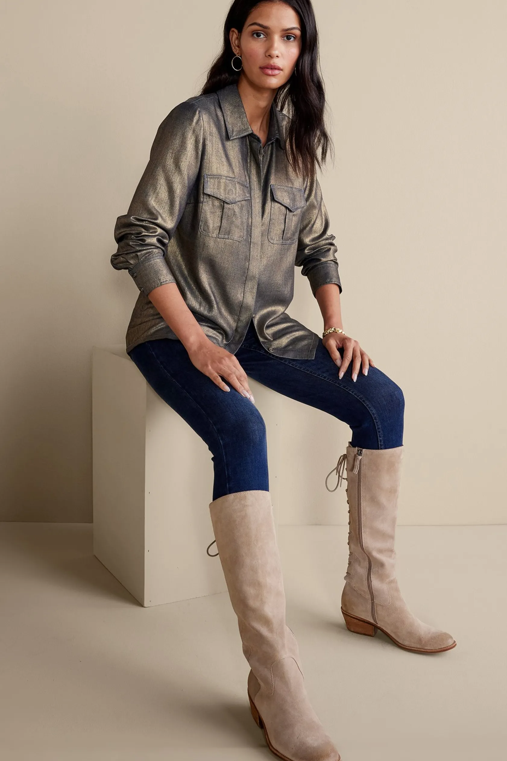 Soft Surroundings Zafina Shirt